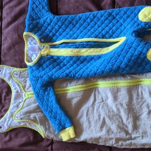 (Pair) Baby Deedee quilted Jammie and sleep-sack